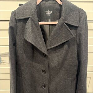 London Fog Charcoal Pea Coat